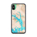 Custom Glacier Bay Alaska Map Phone Case in Watercolor