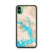 Custom Glacier Bay Alaska Map Phone Case in Watercolor