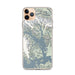 Custom Glacier Bay Alaska Map Phone Case in Woodblock