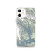 Custom Glacier Bay Alaska Map iPhone 12 Phone Case in Woodblock