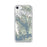 Custom Glacier Bay Alaska Map iPhone SE Phone Case in Woodblock