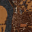 Glasgow Missouri Map Print in Ember Style Zoomed In Close Up Showing Details