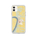 Custom iPhone 11 Glasgow Missouri Map Phone Case in Woodblock