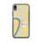 Custom iPhone XR Glasgow Missouri Map Phone Case in Woodblock