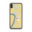 Custom iPhone XS Max Glasgow Missouri Map Phone Case in Woodblock