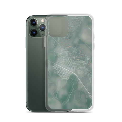 Custom Glasgow Montana Map Phone Case in Afternoon