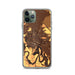 Custom iPhone 11 Pro Glasgow Montana Map Phone Case in Ember