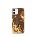 Custom iPhone 12 mini Glasgow Montana Map Phone Case in Ember