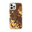 Custom iPhone 12 Pro Max Glasgow Montana Map Phone Case in Ember