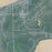 Glen Arbor Michigan Map Print in Afternoon Style Zoomed In Close Up Showing Details
