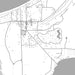 Glen Arbor Michigan Map Print in Classic Style Zoomed In Close Up Showing Details