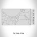 Rendered View of Glen Arbor Michigan Map Engraving on 17oz Stainless Steel Insulated Cola Bottle