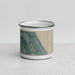 Front View Custom Glencoe Illinois Map Enamel Mug in Afternoon