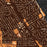 Glencoe Illinois Map Print in Ember Style Zoomed In Close Up Showing Details