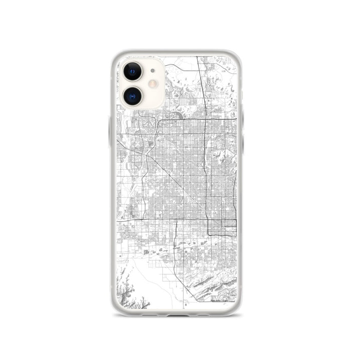 Custom Glendale Arizona Map Phone Case in Classic