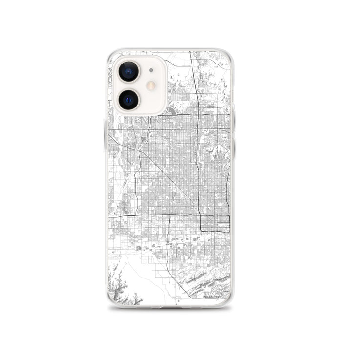 Custom Glendale Arizona Map iPhone 12 Phone Case in Classic
