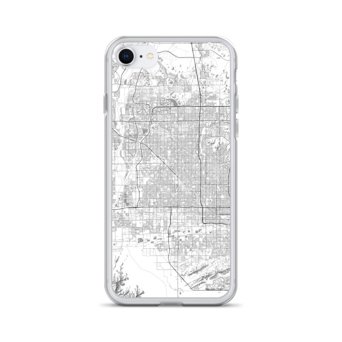 Custom Glendale Arizona Map iPhone SE Phone Case in Classic