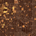 Glendale Arizona Map Print in Ember Style Zoomed In Close Up Showing Details