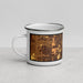 Left View Custom Glendale Arizona Map Enamel Mug in Ember