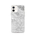 Custom Glendale California Map iPhone 12 Phone Case in Classic