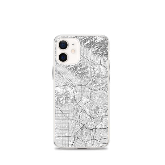 Custom Glendale California Map iPhone 12 mini Phone Case in Classic