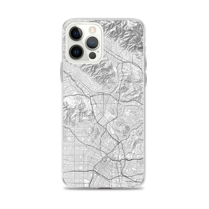 Custom Glendale California Map iPhone 12 Pro Max Phone Case in Classic