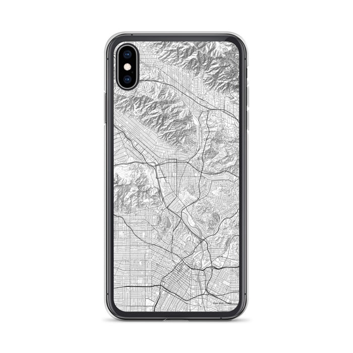 Custom Glendale California Map Phone Case in Classic