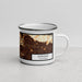 Right View Custom Glendale California Map Enamel Mug in Ember