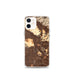 Custom Glendale California Map iPhone 12 mini Phone Case in Ember