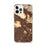 Custom Glendale California Map iPhone 12 Pro Max Phone Case in Ember