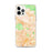 Custom Glendale California Map iPhone 12 Pro Max Phone Case in Watercolor