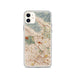 Custom Glendale California Map Phone Case in Woodblock