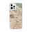 Custom Glendale California Map iPhone 12 Pro Max Phone Case in Woodblock