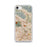 Custom Glendale California Map iPhone SE Phone Case in Woodblock