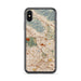 Custom Glendale California Map Phone Case in Woodblock