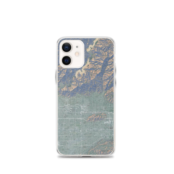 Custom iPhone 12 mini Glendora California Map Phone Case in Afternoon