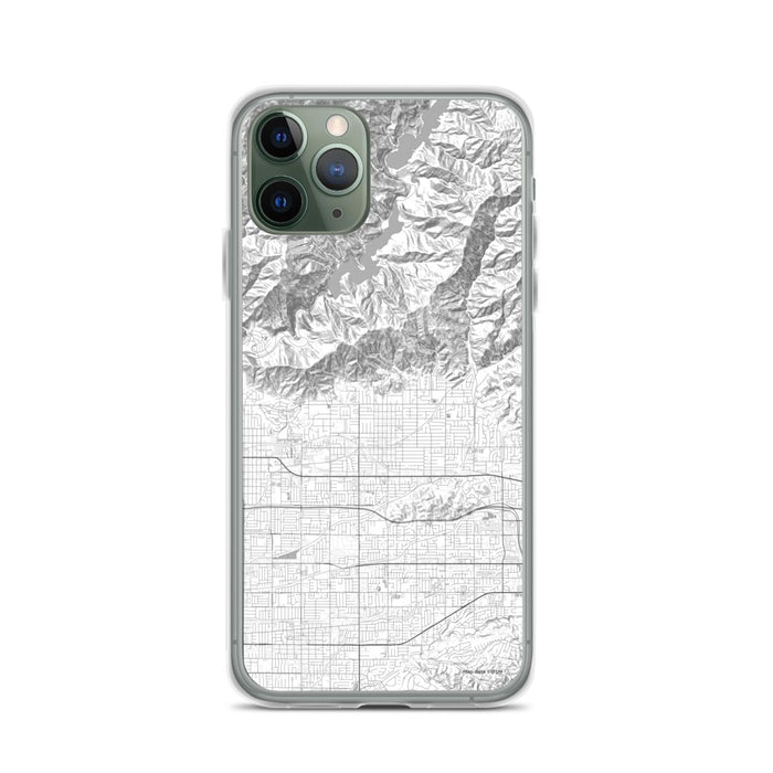 Custom iPhone 11 Pro Glendora California Map Phone Case in Classic