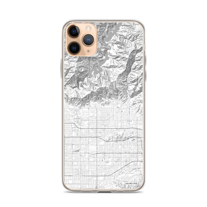 Custom iPhone 11 Pro Max Glendora California Map Phone Case in Classic