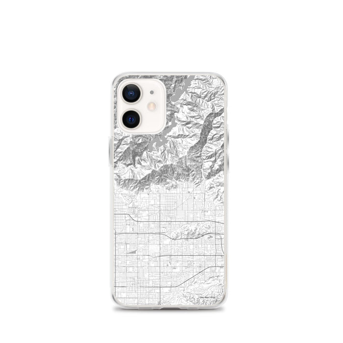 Custom iPhone 12 mini Glendora California Map Phone Case in Classic