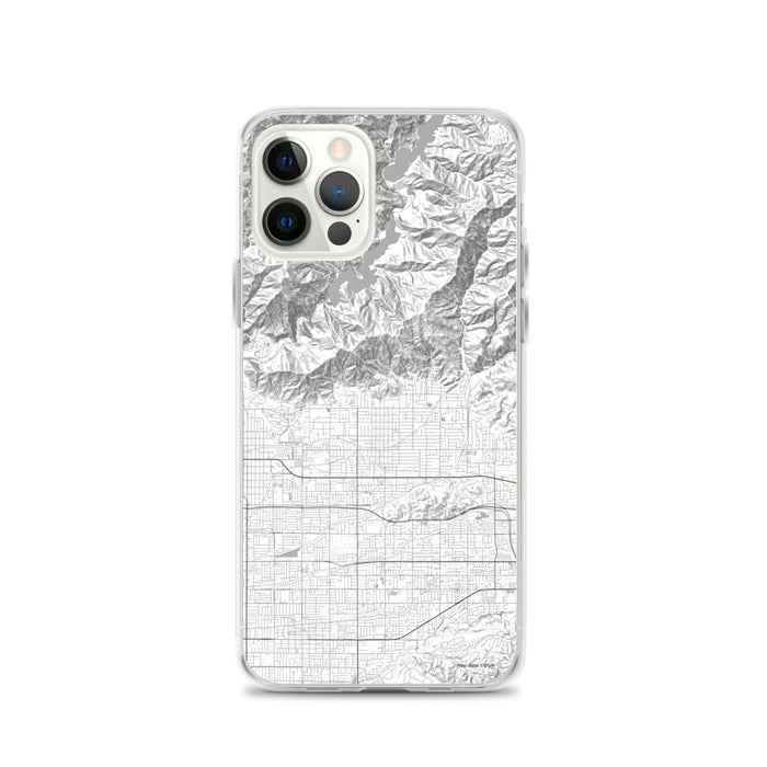 Custom iPhone 12 Pro Glendora California Map Phone Case in Classic