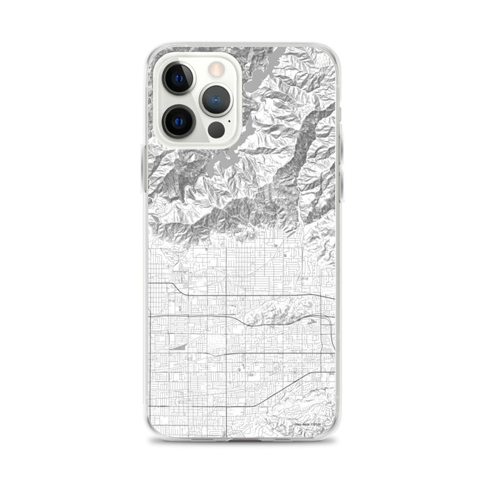 Custom iPhone 12 Pro Max Glendora California Map Phone Case in Classic