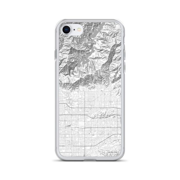 Custom iPhone SE Glendora California Map Phone Case in Classic