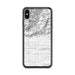 Custom iPhone XS Max Glendora California Map Phone Case in Classic