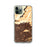 Custom iPhone 11 Pro Glendora California Map Phone Case in Ember