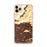 Custom iPhone 11 Pro Max Glendora California Map Phone Case in Ember