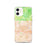 Custom iPhone 12 Glendora California Map Phone Case in Watercolor
