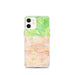 Custom iPhone 12 mini Glendora California Map Phone Case in Watercolor