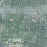 Glen Ellyn Illinois Map Print in Afternoon Style Zoomed In Close Up Showing Details
