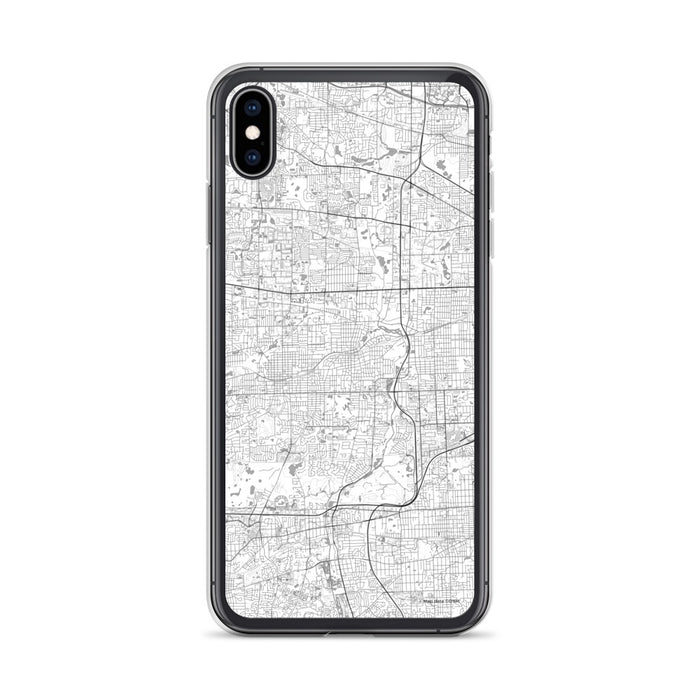 Custom Glen Ellyn Illinois Map Phone Case in Classic