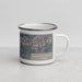 Right View Custom Glenwood Springs Colorado Map Enamel Mug in Afternoon